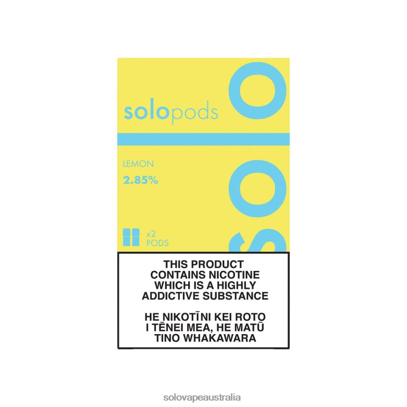 Lemon Solo Replacement Pod 2-Pack ZN6LB055 | Solo Vape Shop